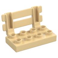 Duplo Fence/Bench 2 x 4 (Tan)