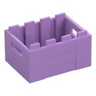 Box / Crate with Handholds 3 x 4 x 1 2/3 (Medium Lavender)