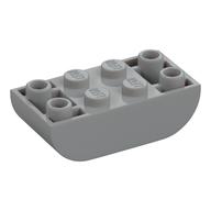 Brick Curved Inverted 2 x 4 Double (Light Bluish Gray)