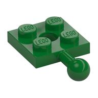 Plate Special 2 x 2 with Towball and Hole (Green)