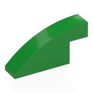 Brick Curved 1 x 4 x 1 2/3 No Studs (Bright Green)