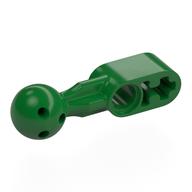 Technic Beam 1 x 2 with Ball Joint Holes in Ball (Green)