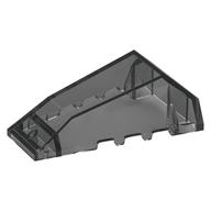 Windscreen 4 x 6 x 1 2/3 Wedge Angled (Trans-Black)