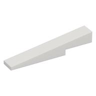 Brick Sloped 1 x 6 x 1 with 1 x 2 x 1/3 Cutout (White)