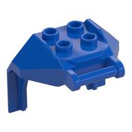 Plate Special, 2 x 2 Studs and Handle, Closed Ends (Mech Chest Plate / Armor) (Blue)