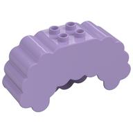 Duplo Brick, Hair, 2 x 2 Top Studs, Rounded (Lavender)