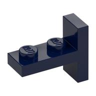 Bracket 1 x 2 with 1 x 2 Vertical Studs (Dark Blue)