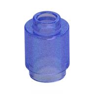 Brick Round 1 x 1 Open Stud (Opal Trans-Purple)