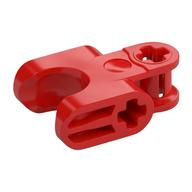 Technic Axle Connector 2 x 3 with Ball Socket, Closed Sides (Red)