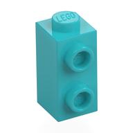 Brick Special 1 x 1 x 1 2/3 with Studs on 1 Side (Medium Azure)