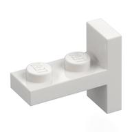 Bracket 1 x 2 with 1 x 2 Vertical Studs (White)