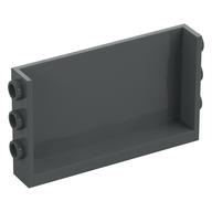 Panel 1 x 6 x 3 with Studs on Sides (Dark Bluish Gray)