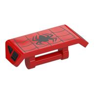 Spoiler 2 x 4 with Spider-Man Logo, Webs Print (Red)