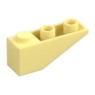 Brick Sloped Inverted 33° 3 x 1 with Internal Stopper and No Front Stud Connection (Bright Light Yellow)