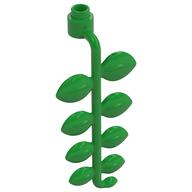 Duplo Plant Vine 2 x 3 x 5 1/2 with Leaves and One End Stud (Bright Green)