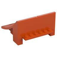 Brick Curved 8 x 8 x 4, Ramp (Reddish Orange)