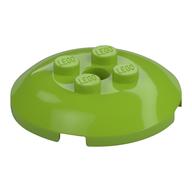 Dish 4 x 4 with 4 Studs (Lime)