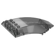 Windscreen 10 x 6 x 2 Curved (Trans-Black)