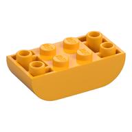 Brick Curved Inverted 2 x 4 Double (Bright Light Orange)