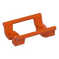 Vehicle Track, Roller Coaster Straight 4L (Reddish Orange)