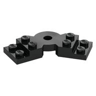Plate Angled 2 x 2 with Step and Hole in Center (Black)