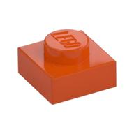 Plate 1 x 1 (Reddish Orange)