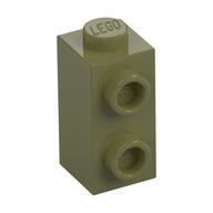 Brick Special 1 x 1 x 1 2/3 with Studs on 1 Side (Olive Green)