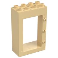 Duplo Door Frame 2 x 4 x 5 (Tan)