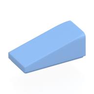 Brick Sloped 18° 2 x 1 x 2/3 (Bright Light Blue)