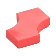 Tile Special 2 x 2 with 2 Quarter Round Cutouts (Coral)