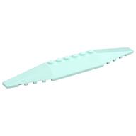 Brick Wedged, Sloped 2 x 16 Triple (Light Aqua)