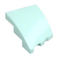 Brick Wedged, Curved 3 x 2 with Stud Notch Left (Light Aqua)