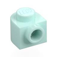 Plate Special 1 x 1 x 2/3 Half Round with Side Stud (Light Aqua)