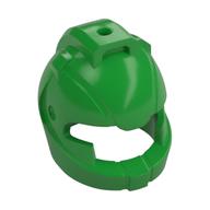 Helmet Space with Air Intakes and Hole on Top (Bright Green)