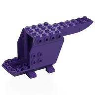 Helicopter Body 4 x 14 x 5 (Dark Purple)
