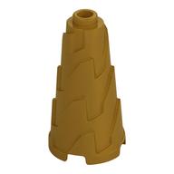 Cone 2 x 2 x 3 Jagged (Pearl Gold)