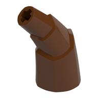 Animal Body Part, Horn Stacked 45 deg. with Axle Connectors (Reddish Brown)