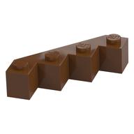 Brick Wedged 4 x 4 Facet (Reddish Brown)