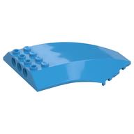 Windscreen 10 x 6 x 2 Curved (Dark Azure)