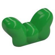 Duplo Brick Special 1 x 2 Bow (Bright Green)