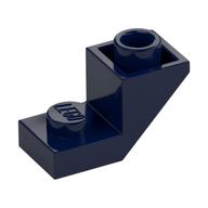 Brick Sloped Inverted 45° 2 x 1 with 2/3 Cutout (Dark Blue)