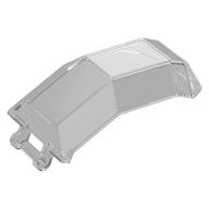 Windscreen 4 x 4 x 4 2/3 with Handle (Trans-Clear)