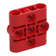 Technic Connector Beam 3 x 3 (Red)