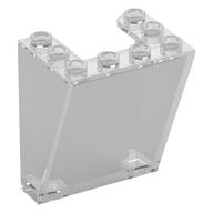 Windscreen 3 x 4 x 4 Inverted, Rounded Top Inside Edges, Cut-Out Bottom Inside Edges (Trans-Clear)