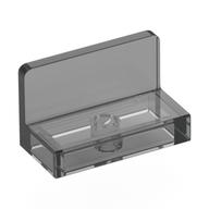 Panel 1 x 2 x 1 [Rounded Corners] (Trans-Black)