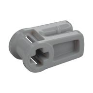 Wire Clip with Axle Hole (Light Bluish Gray)