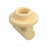 Plate Special Round 1 x 1 with Hollow Stud and Bar on Underside - Long Space (Tan)