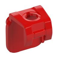 Minifig Neckwear Front Harness with 4 Back Studs (Red)