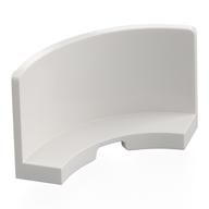 Panel 3 x 3 x 2 Quarter Round (White)