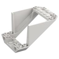 Aircraft Fuselage Straight Aft Section 6 x 8 x 4 with Opening (White)